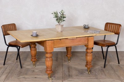 pine table extended
